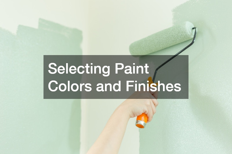 Selecting Paint Colors and Finishes