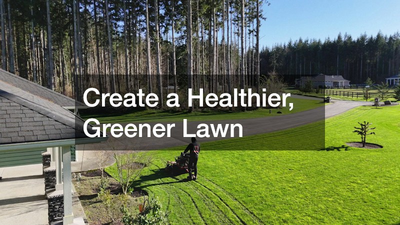 Create a Healthier, Greener Lawn