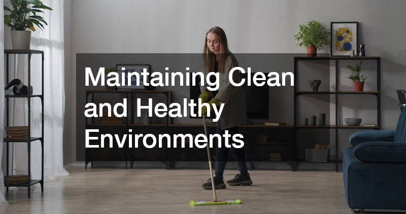 Maintaining Clean and Healthy Environments