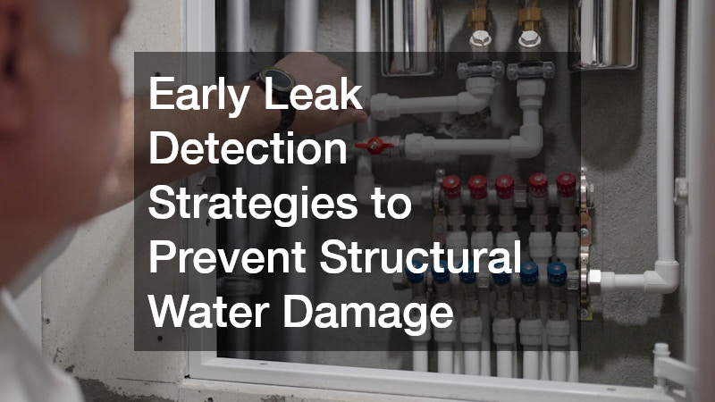 Early Leak Detection Strategies to Prevent Structural Water Damage