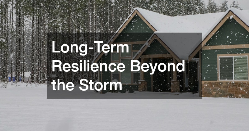 Long-Term Resilience Beyond the Storm