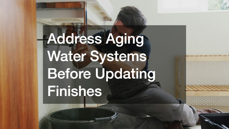 Address Aging Water Systems Before Updating Finishes