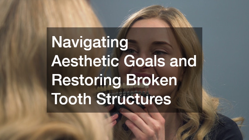 Navigating Aesthetic Goals and Restoring Broken Tooth Structures