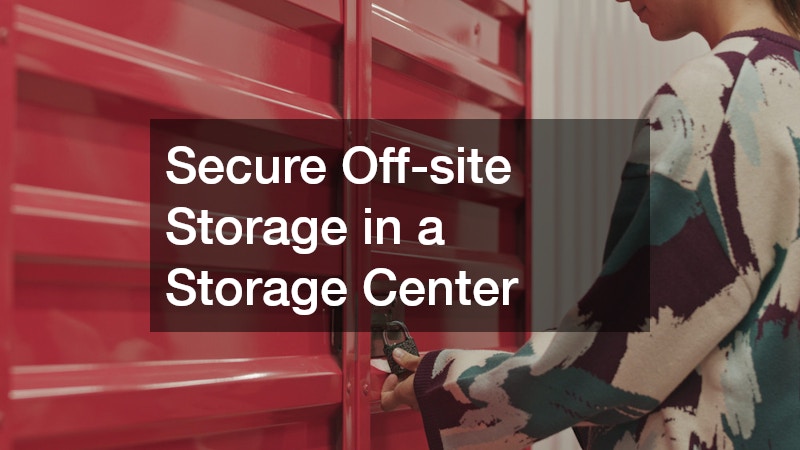 Secure Off-site Storage in a Storage Center