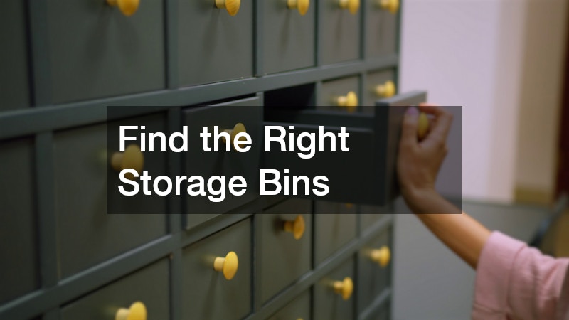 Find the Right Storage Bins