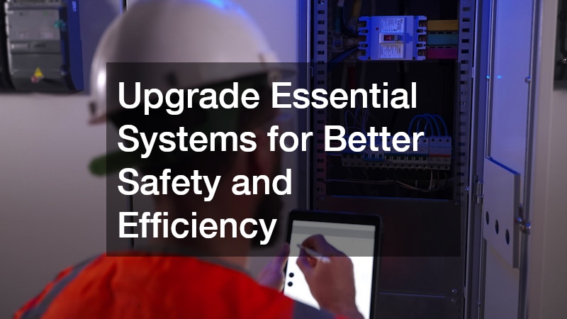 Upgrade Essential Systems for Better Safety and Efficiency