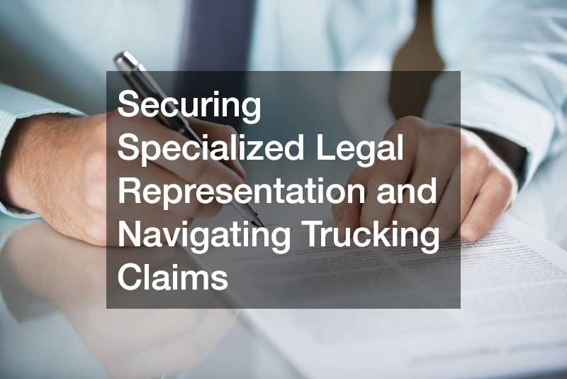 Securing Specialized Legal Representation and Navigating Trucking Claims
