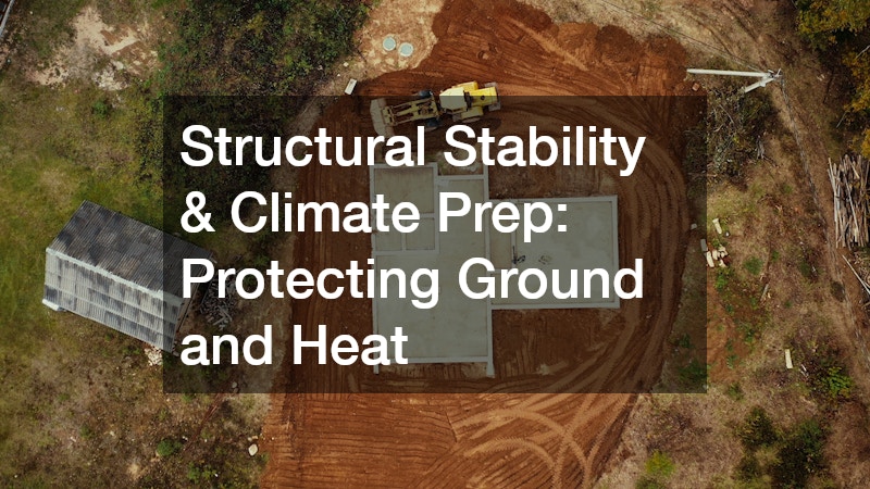 Structural Stability & Climate Prep: Protecting Ground and Heat