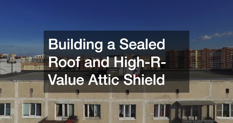 Building a Sealed Roof and High-R-Value Attic Shield