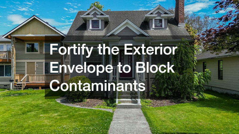Fortify the Exterior Envelope to Block Contaminants