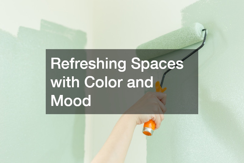 Refreshing Spaces with Color and Mood