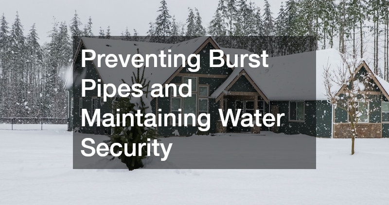 Preventing Burst Pipes and Maintaining Water Security