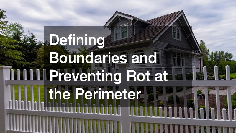 Defining Boundaries and Preventing Rot at the Perimeter