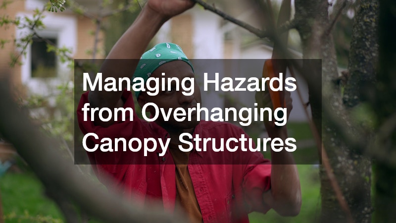 Managing Hazards from Overhanging Canopy Structures