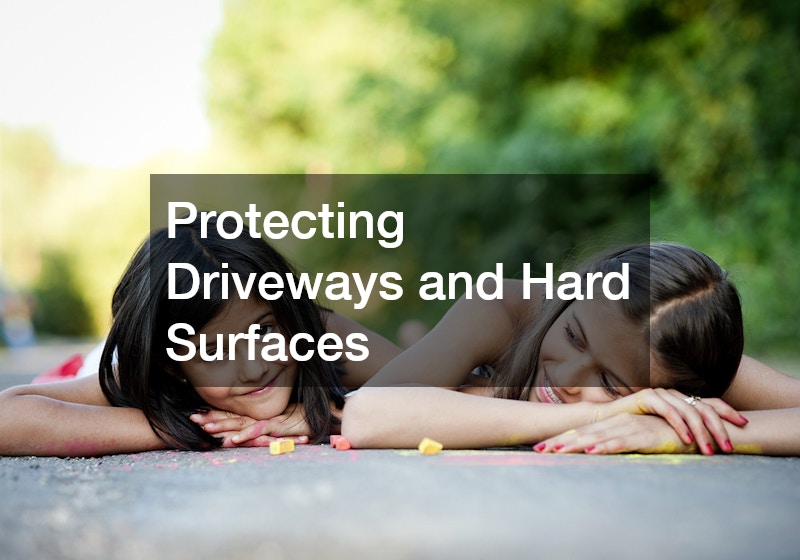 Protecting Driveways and Hard Surfaces