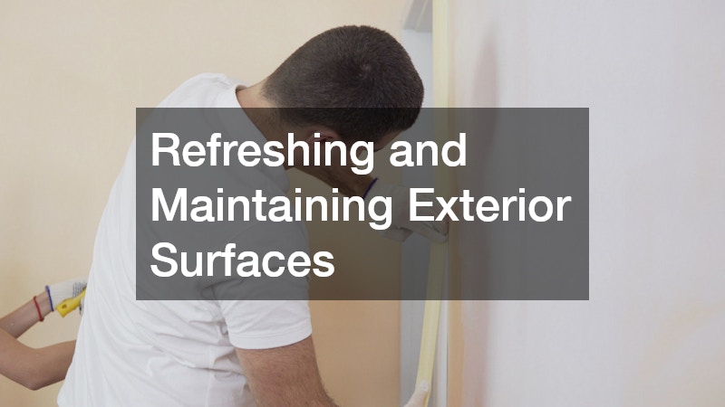 Refreshing and Maintaining Exterior Surfaces