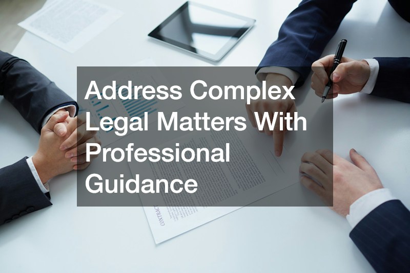 Address Complex Legal Matters With Professional Guidance