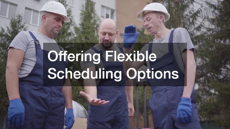 Offering Flexible Scheduling Options