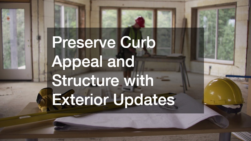 Preserve Curb Appeal and Structure with Exterior Updates