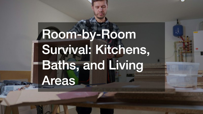 Room-by-Room Survival: Kitchens, Baths, and Living Areas