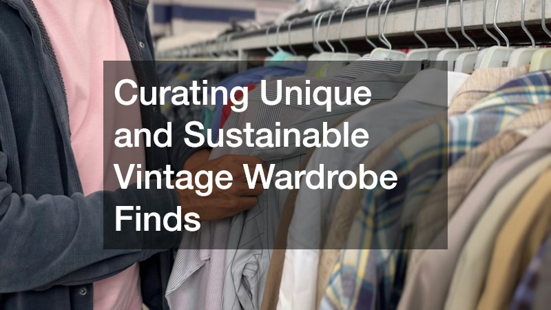 Curating Unique and Sustainable Vintage Wardrobe Finds