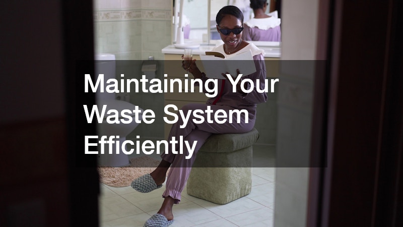Maintaining Your Waste System Efficiently