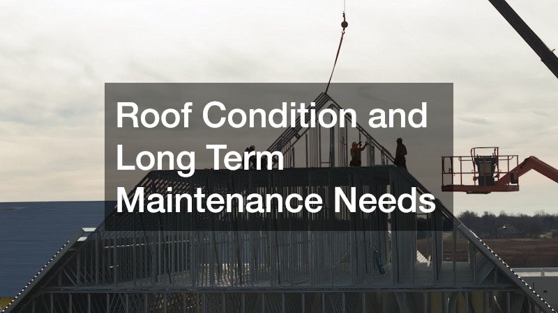Roof Condition and Long Term Maintenance Needs