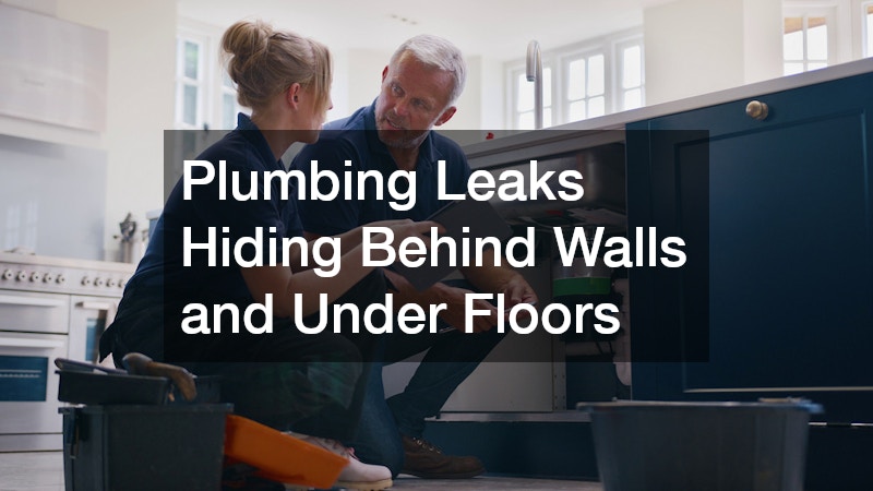 Plumbing Leaks Hiding Behind Walls and Under Floors