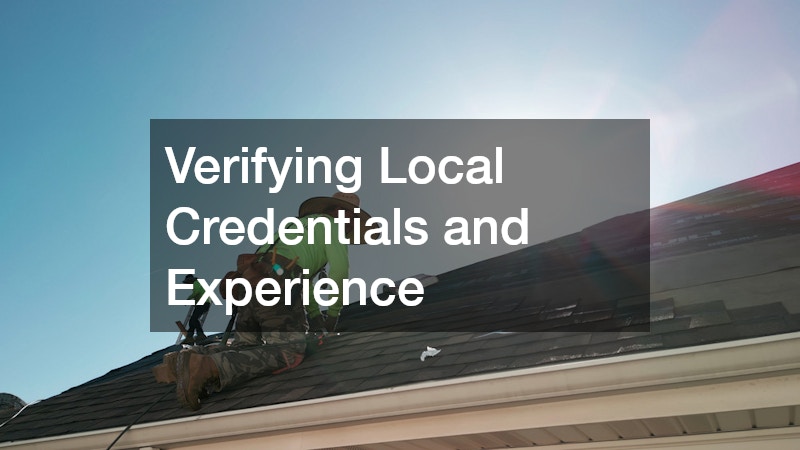 Verifying Local Credentials and Experience