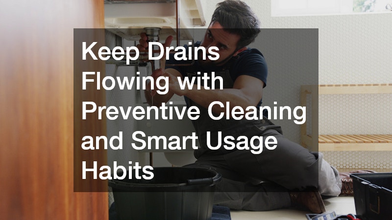 Keep Drains Flowing with Preventive Cleaning and Smart Usage Habits