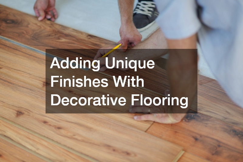 Adding Unique Finishes With Decorative Flooring