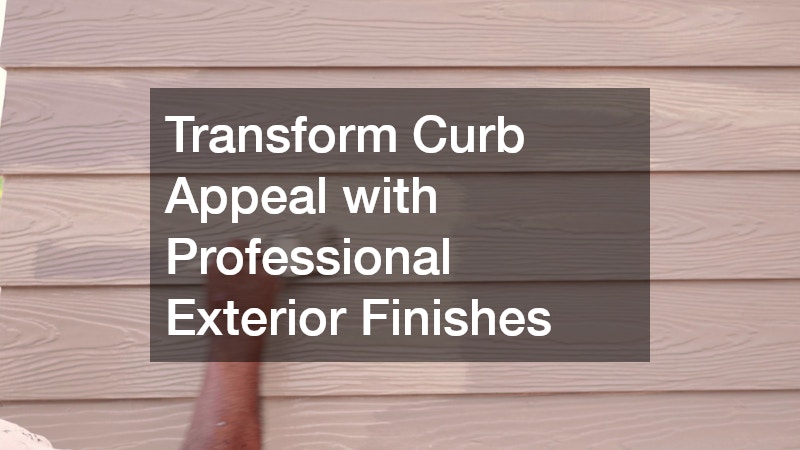 Transform Curb Appeal with Professional Exterior Finishes