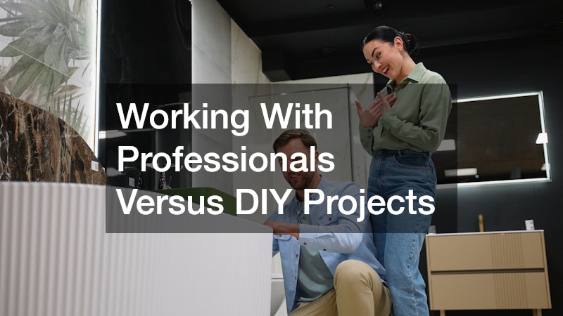 Working With Professionals Versus DIY Projects