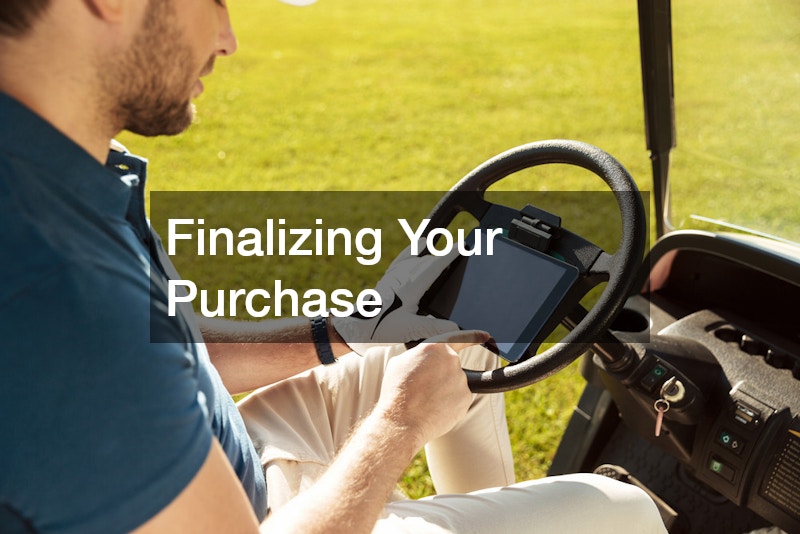 Finalizing Your Purchase
