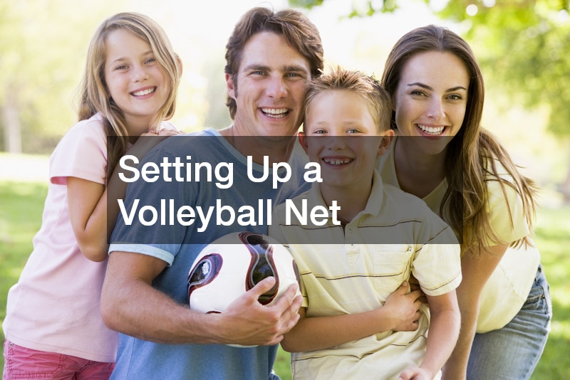 Setting Up a Volleyball Net