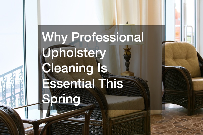 Why Professional Upholstery Cleaning Is Essential This Spring