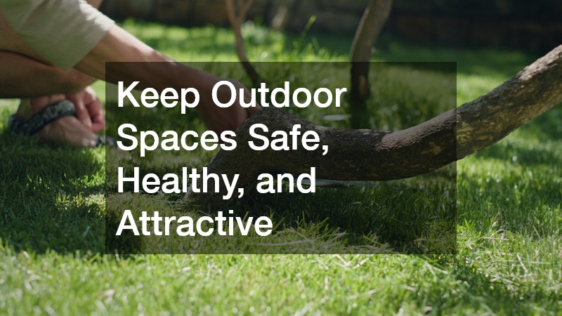 Keep Outdoor Spaces Safe, Healthy, and Attractive