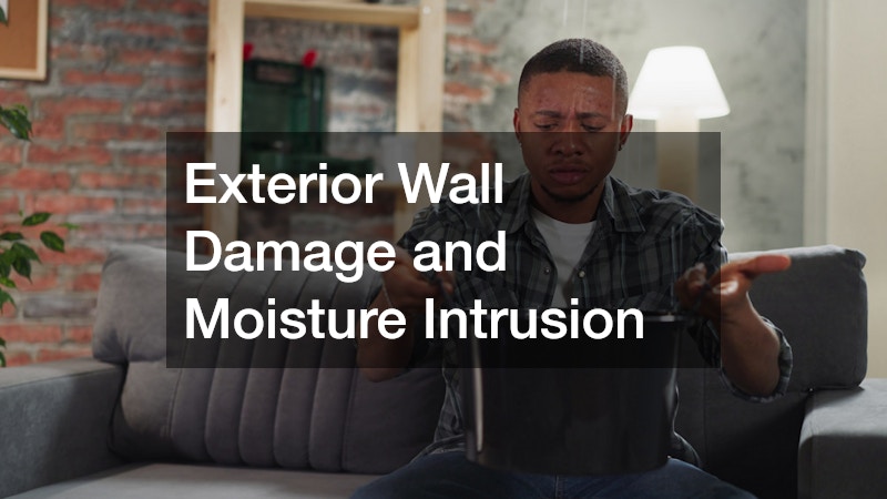 Exterior Wall Damage and Moisture Intrusion