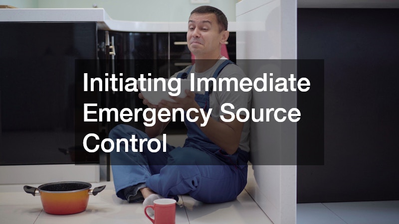 Initiating Immediate Emergency Source Control