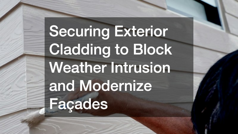 Securing Exterior Cladding to Block Weather Intrusion and Modernize Façades