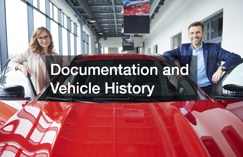 Documentation and Vehicle History