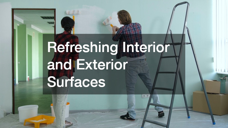 Refreshing Interior and Exterior Surfaces