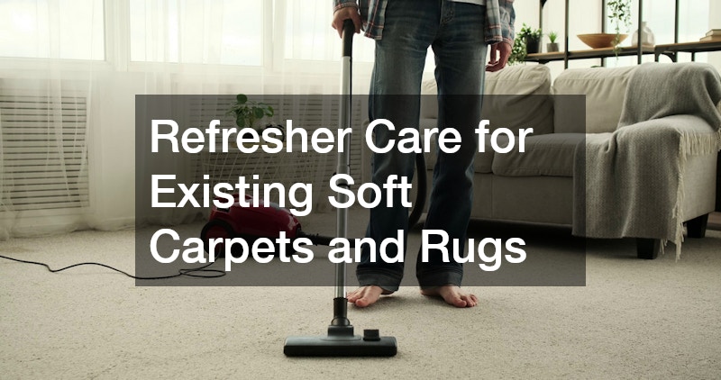 Refresher Care for Existing Soft Carpets and Rugs