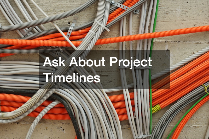Ask About Project Timelines
