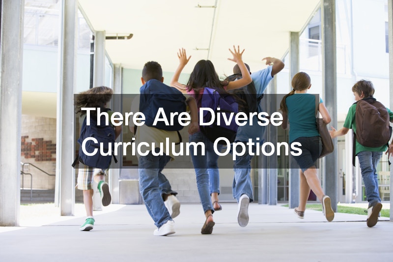 There Are Diverse Curriculum Options