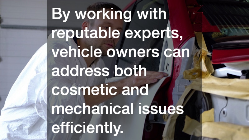 By working with reputable experts, vehicle owners can address both cosmetic and mechanical issues efficiently.