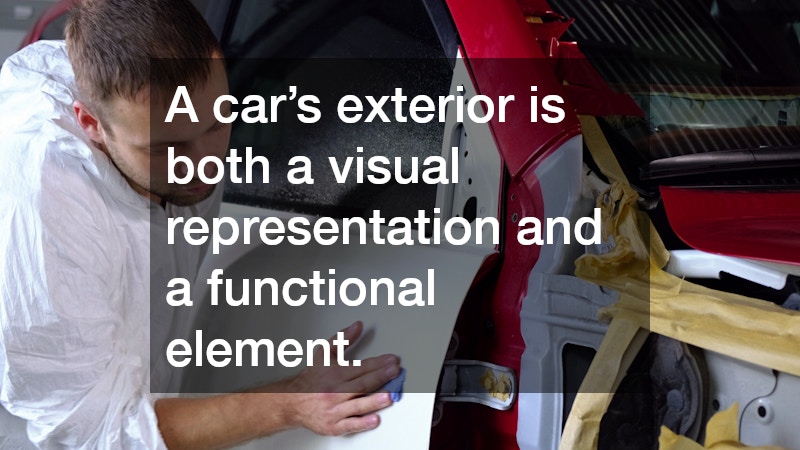 A car’s exterior is both a visual representation and a functional element.