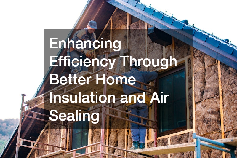 Enhancing Efficiency Through Better Home Insulation and Air Sealing