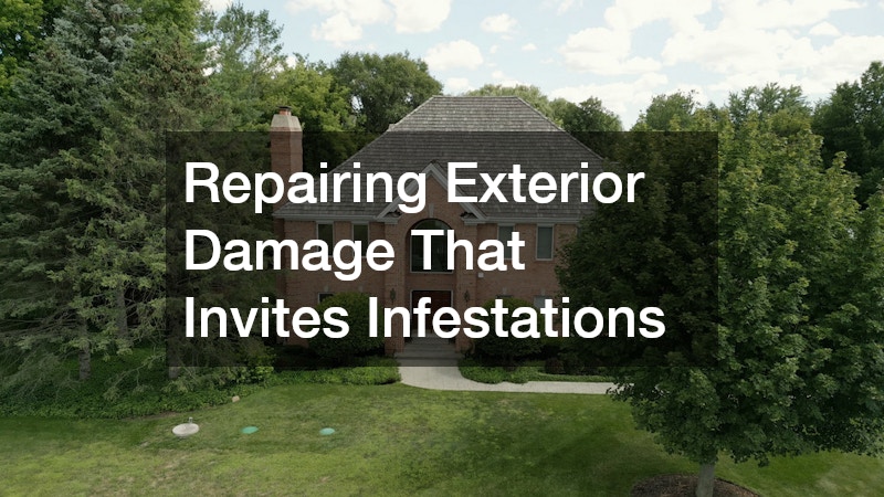 Repairing Exterior Damage That Invites Infestations