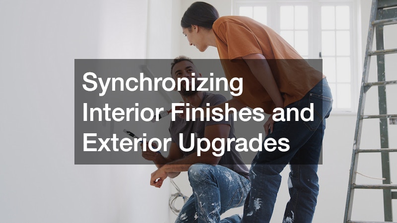 Synchronizing Interior Finishes and Exterior Upgrades